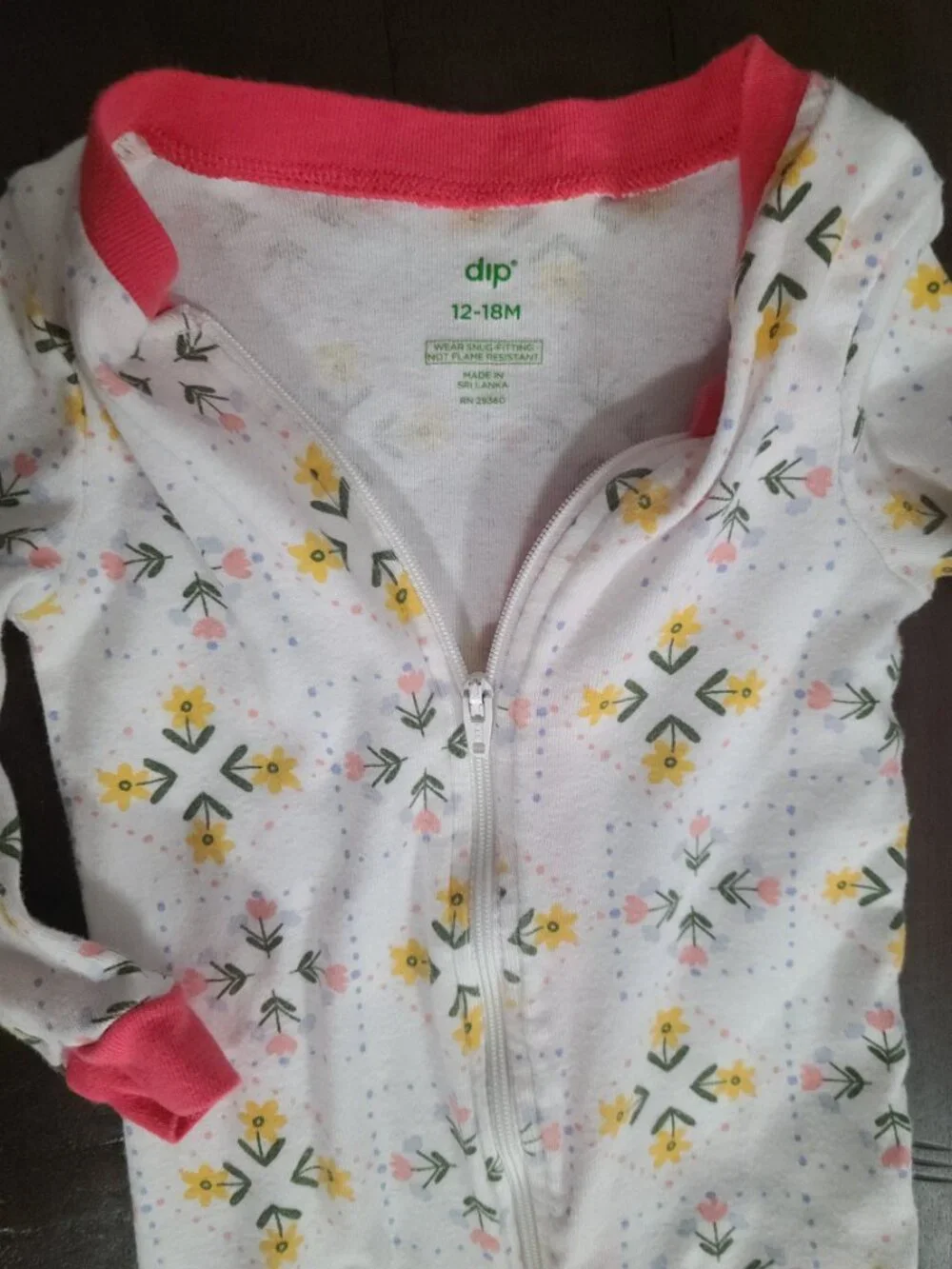 Floral Footie Pajama